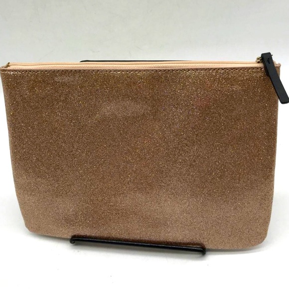 MWOTS- Kate Spade ♠️ cosmetic/clutch glitter clear coating and gold hardware - Picture 2 of 6